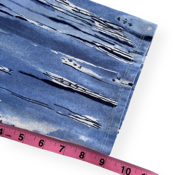 Habitat Clothes to Live XL Blue White Multicolor 100% Cotton 3/4 Sleeve Top NWOT - Picture 10 of 14